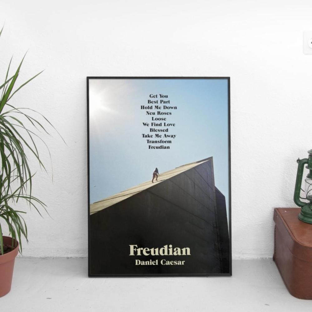 Daniel Caesar - Freudian Tracklist Poster