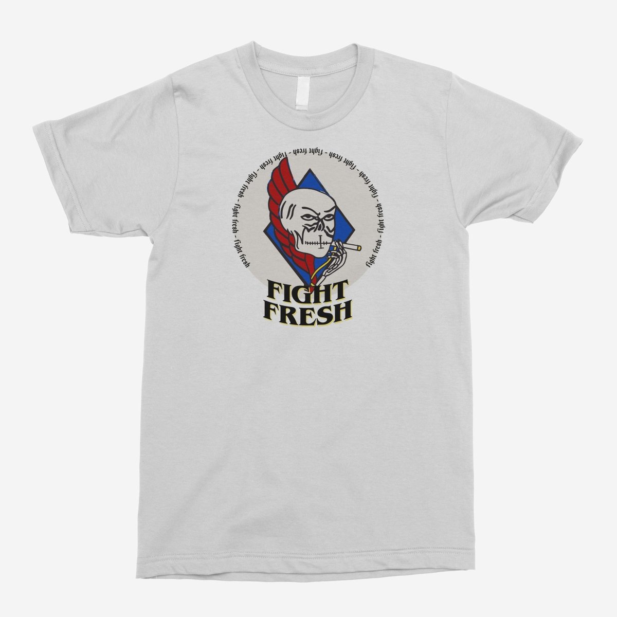 Fight Fresh - Smoking Skull Unisex T-Shirt