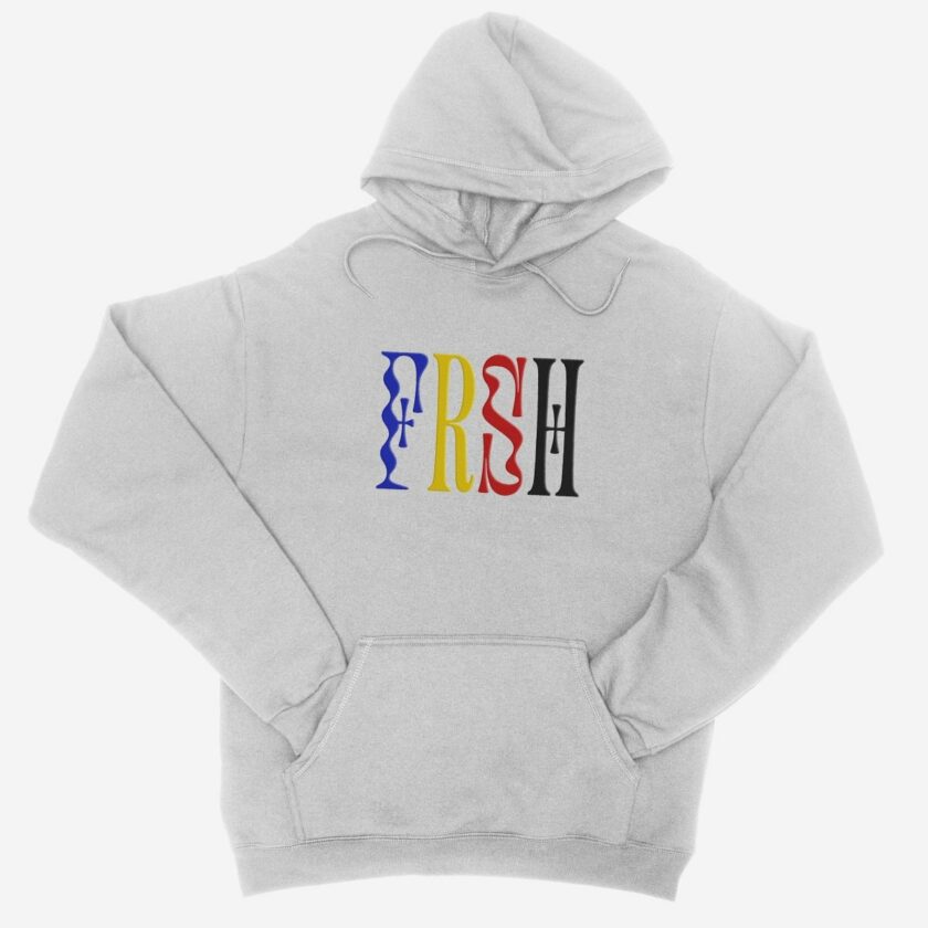 FRSH Multi Logo Embroidered Unisex Hoodie