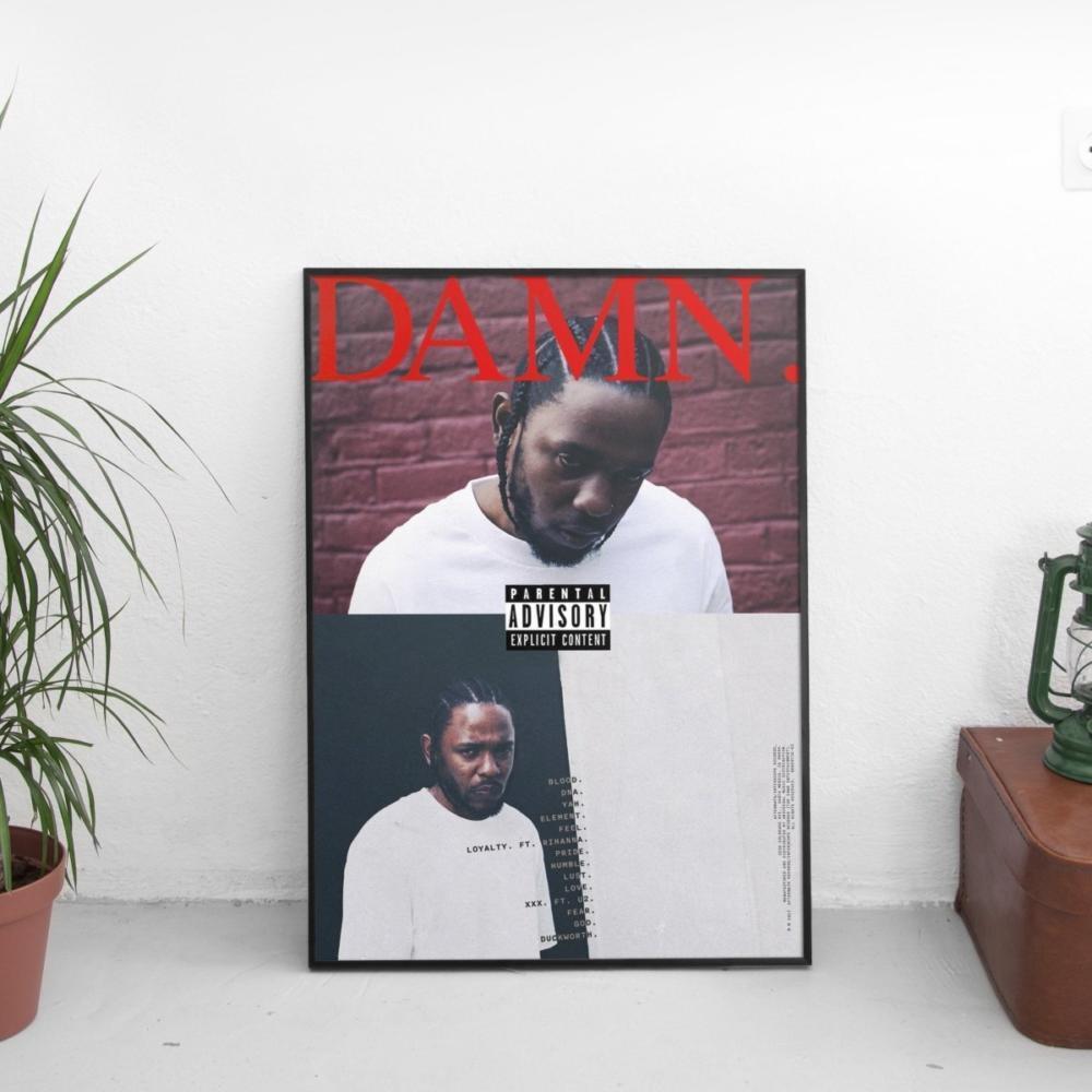 Kendrick Lamar - Damn Tracklist Poster