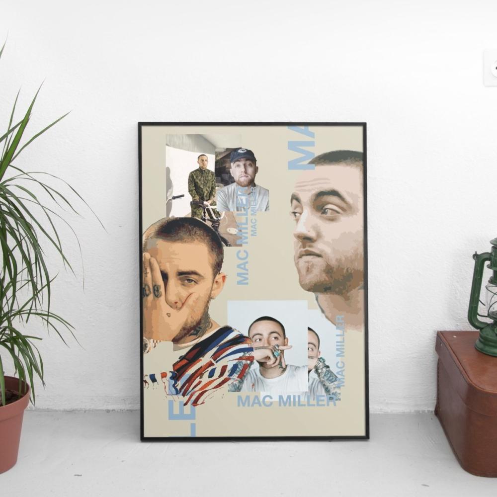 mac miller autographed posters