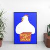 Perfectly Fat Chicken Poster
