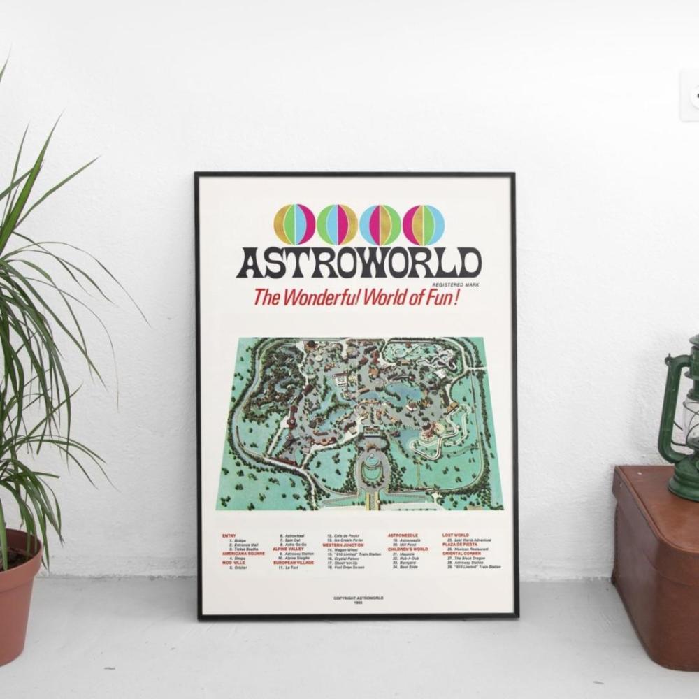 Vintage Astroworld Poster