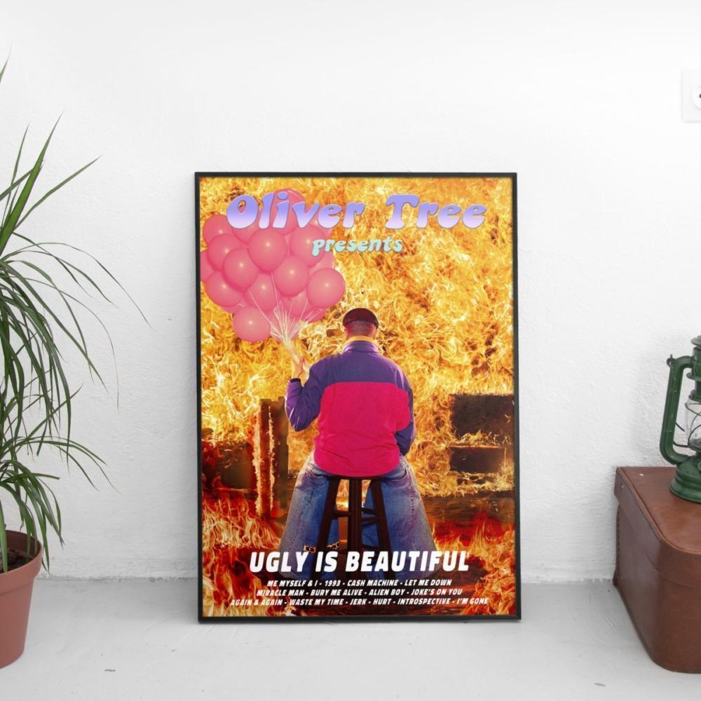 Oliver Tree - Ugly Is Beautiful Tracklist Poster