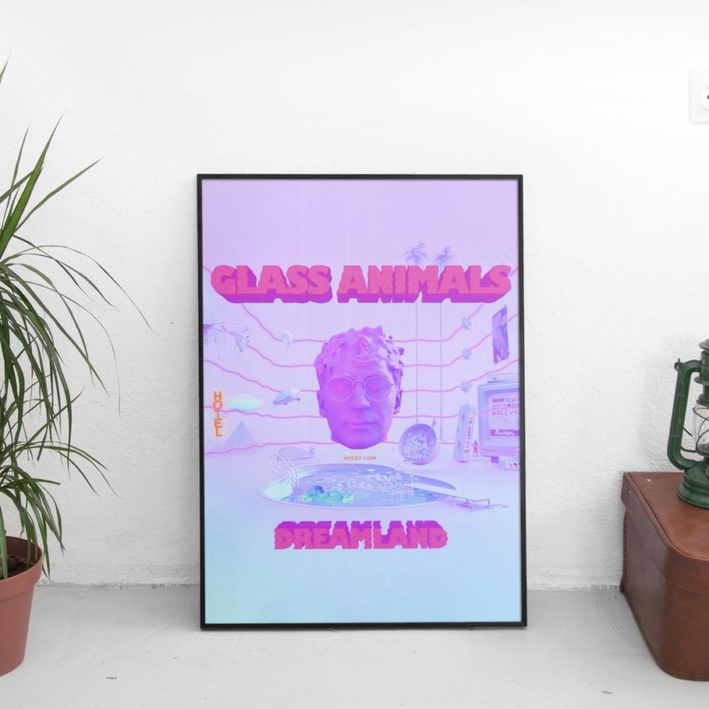Glass Animals - Dreamland Cover Art Poster