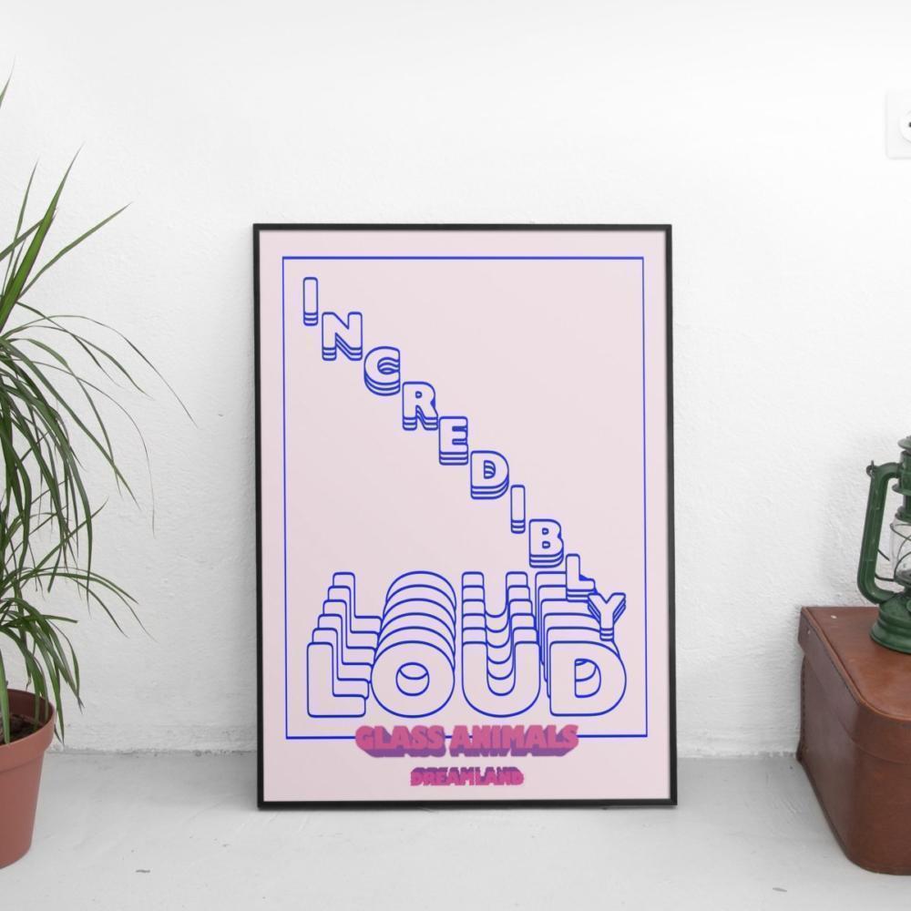 Glass Animals - Incredibly Loud (Dreamland) Poster