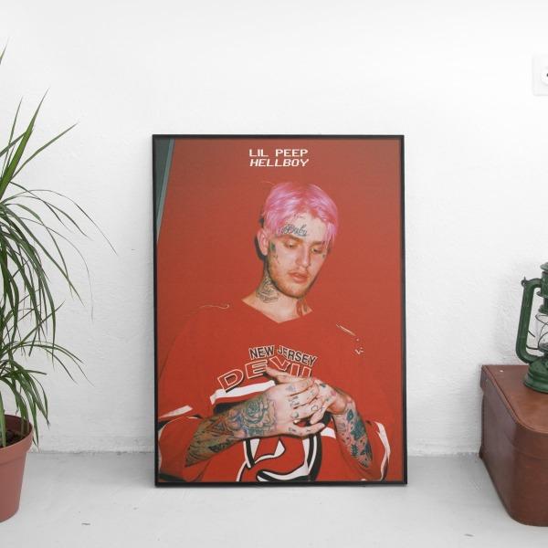 Lil Peep - HELLBOY Cover Art Poster
