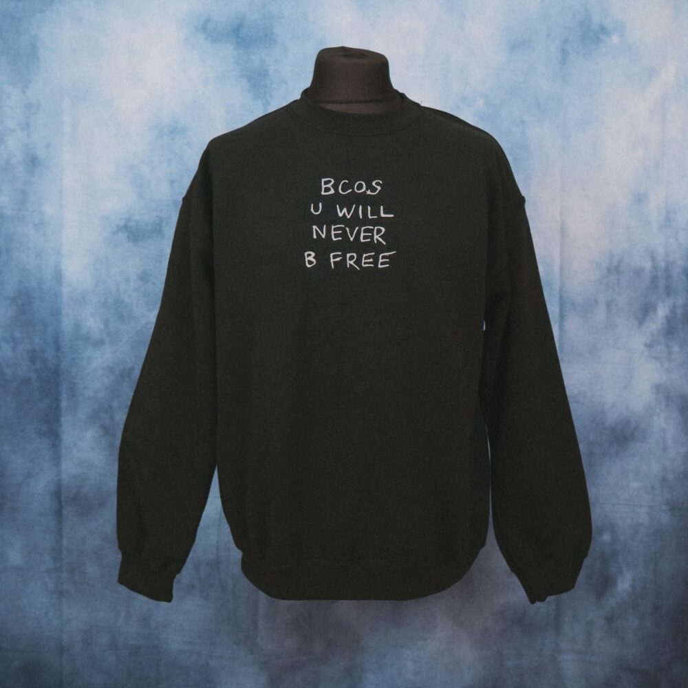 Rex Orange County - Bcos U Will Never B Free Unisex Embroidered Sweater