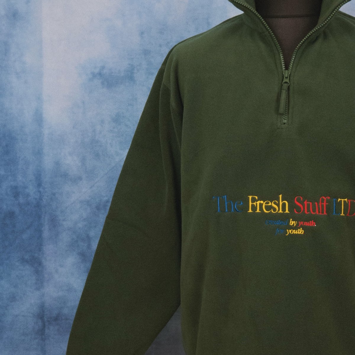 The Fresh Stuff LTD Unisex Embroidered Green Fleece