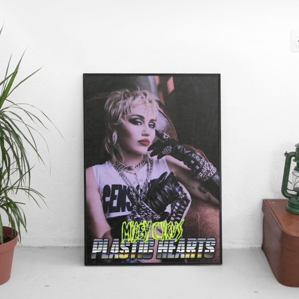 Miley Cyrus - Alternative Plastic Hearts Vintage Poster