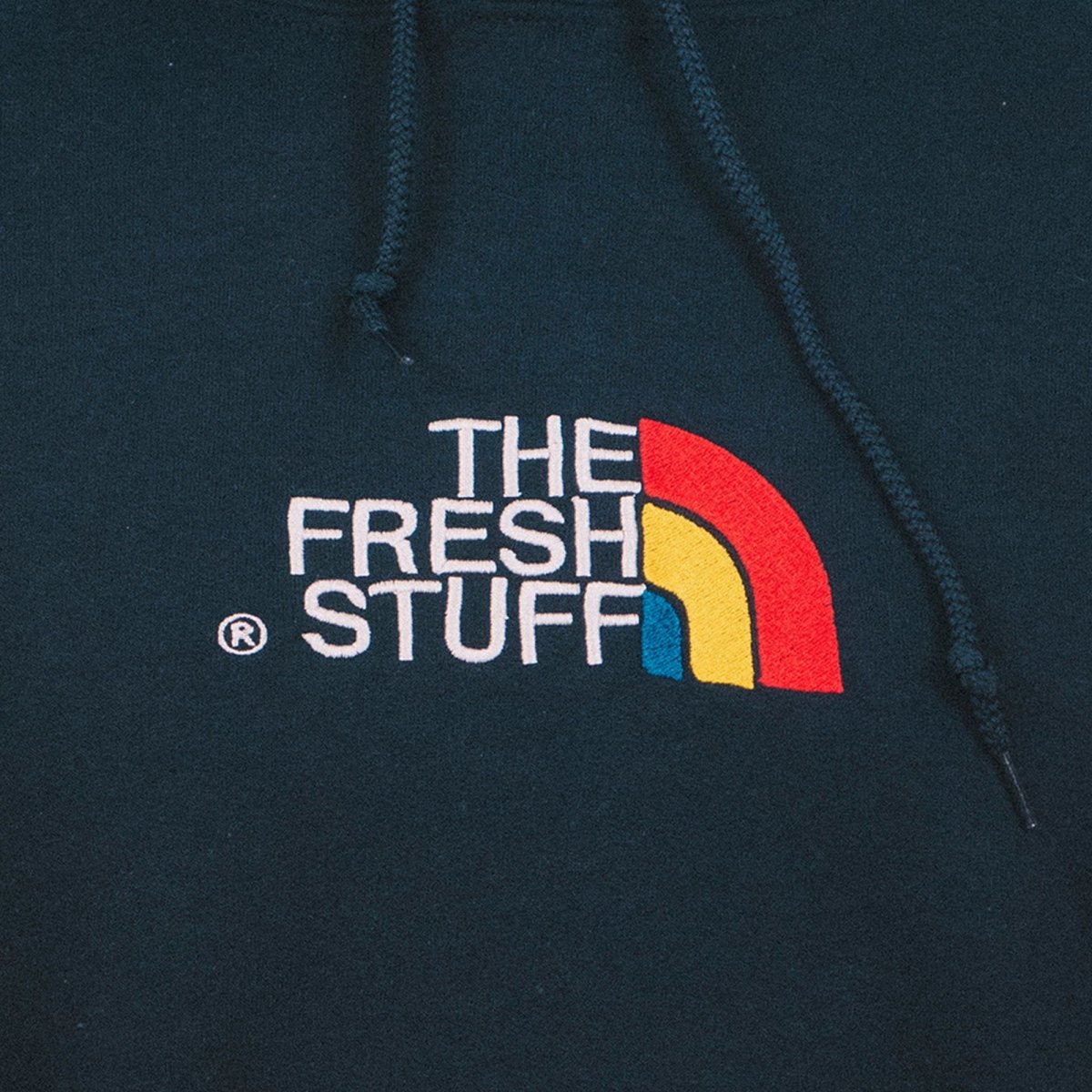 The Fresh Stuff Expedition Unisex Navy Embroidered Hoodie