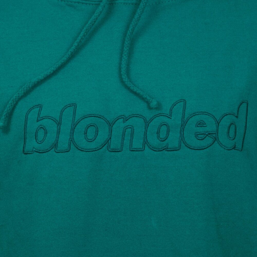 Frank Ocean - Blonded Teal Unisex Embroidered Hoodie