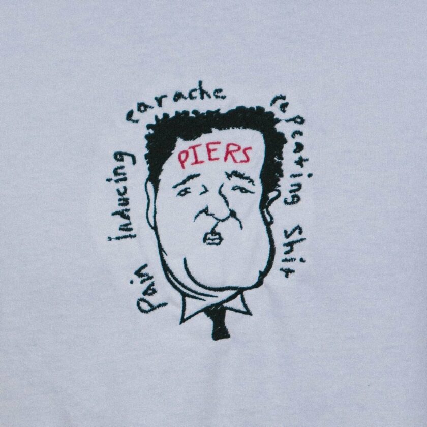 Piers Morgan Meme Unisex Embroidered T-Shirt