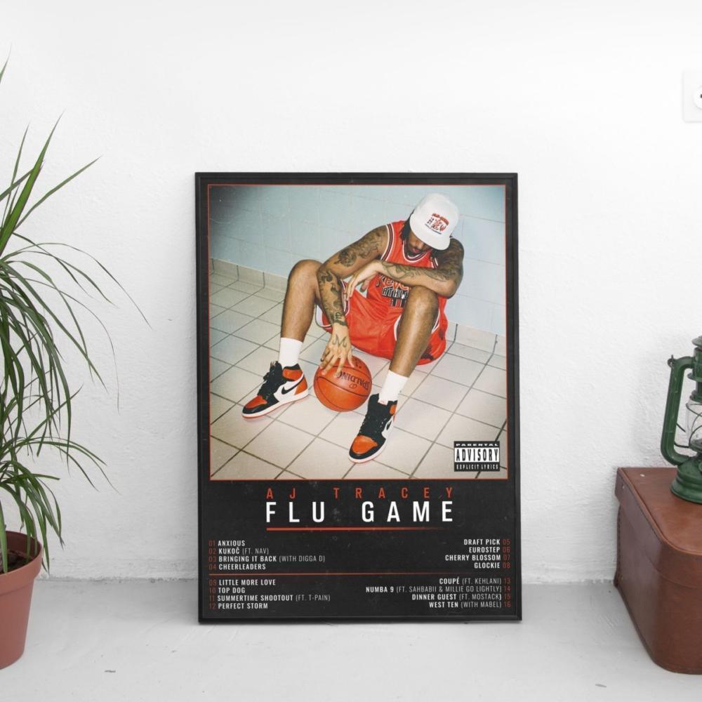 AJ Tracey - Flu Game Tracklist Poster