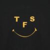 TFS Smile Black Unisex Embroidered Sweater