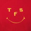 TFS Smile Red Unisex Embroidered Sweater