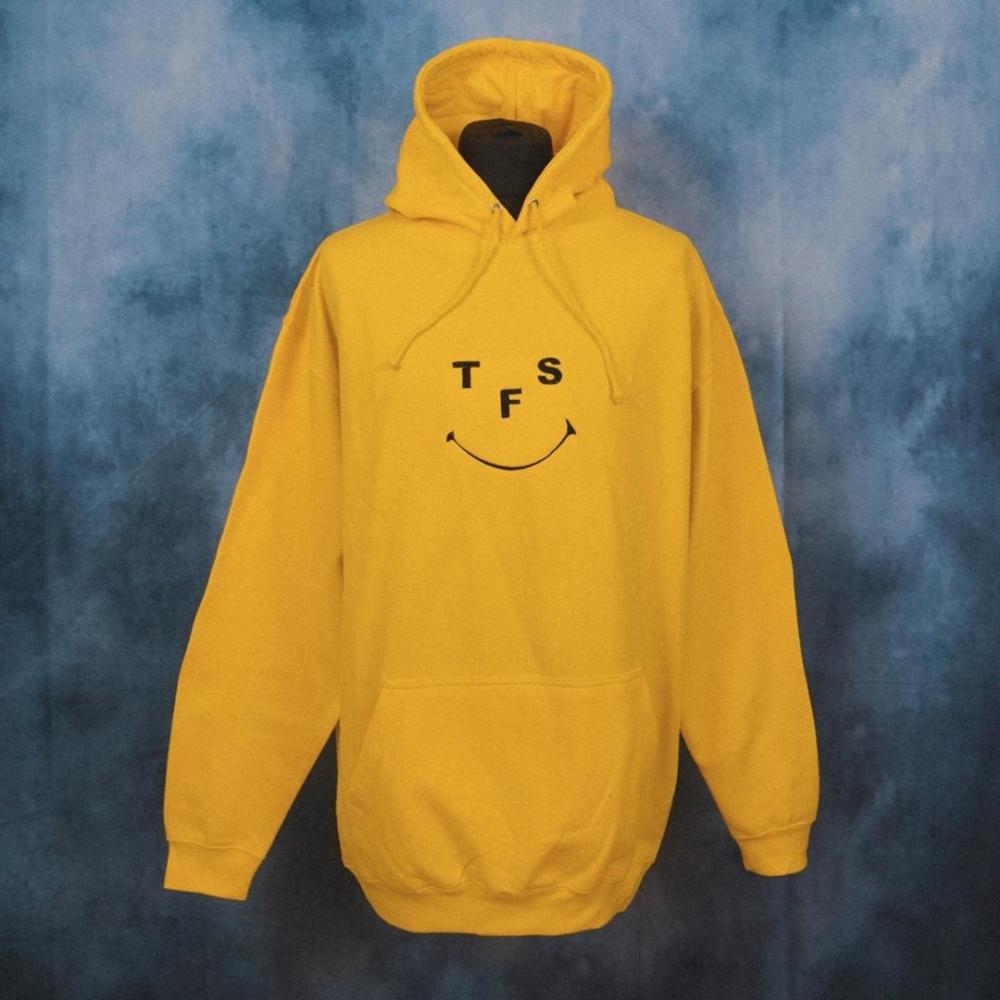 TFS Smile Yellow Unisex Embroidered Hoodie