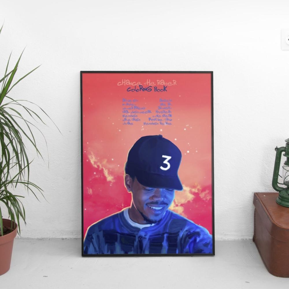 Chance The Rapper - Coloring Book Tracklist Poster