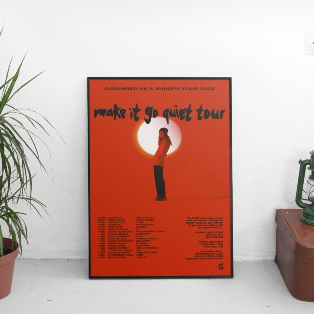 girl in red 2021 Tour Poster