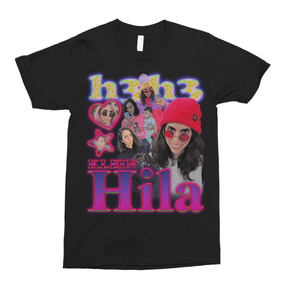 Hila Klein (h3h3) Vintage Bootleg Unisex T-Shirt