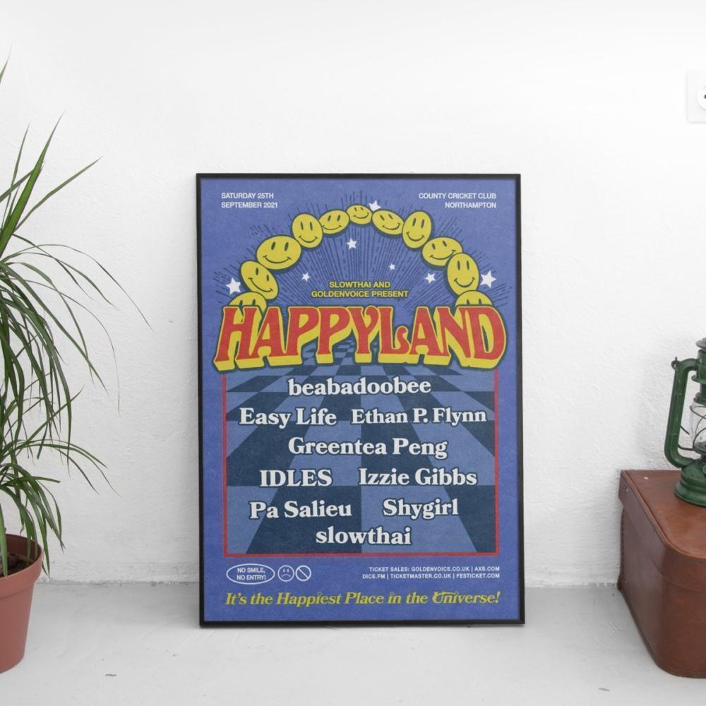 Slowthai - Happyland Tour Poster
