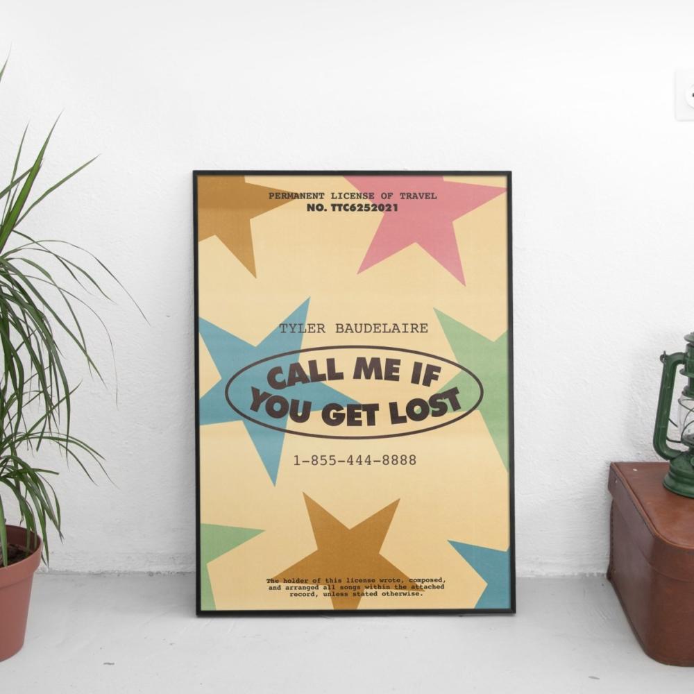 Tyler The Creator - Tyler Baudelaire Call Me Poster