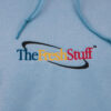The Fresh Stuff – Retro Logo Unisex Embroidered Hoodie (Light Blue)