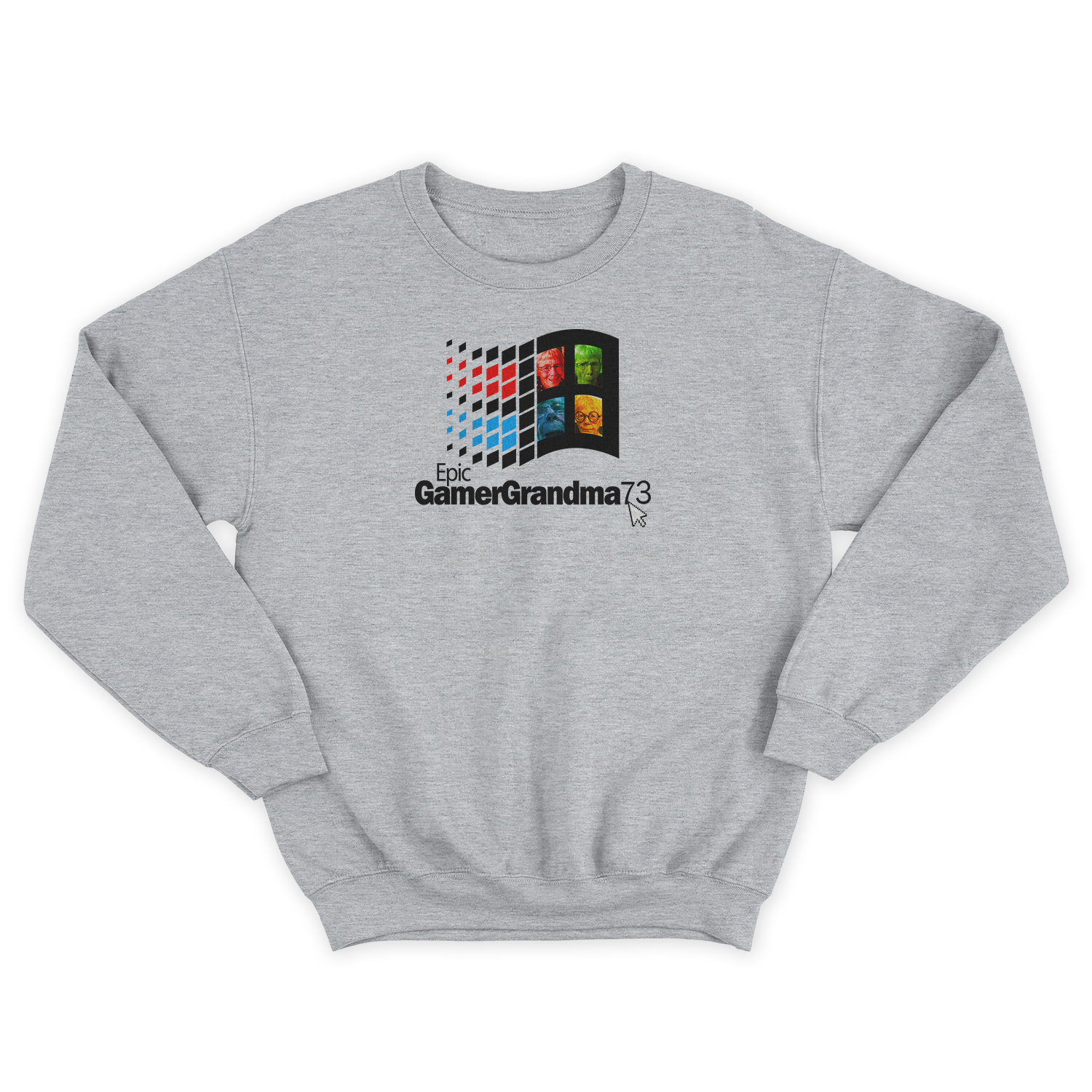 Epic Gamer Grandma - Retro Windows Unisex Sweater