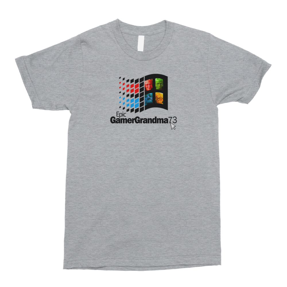 Epic Gamer Grandma - Retro Windows Unisex T-Shirt