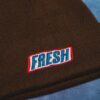 Fresh Chocolate – Brown Embroidered Beanie