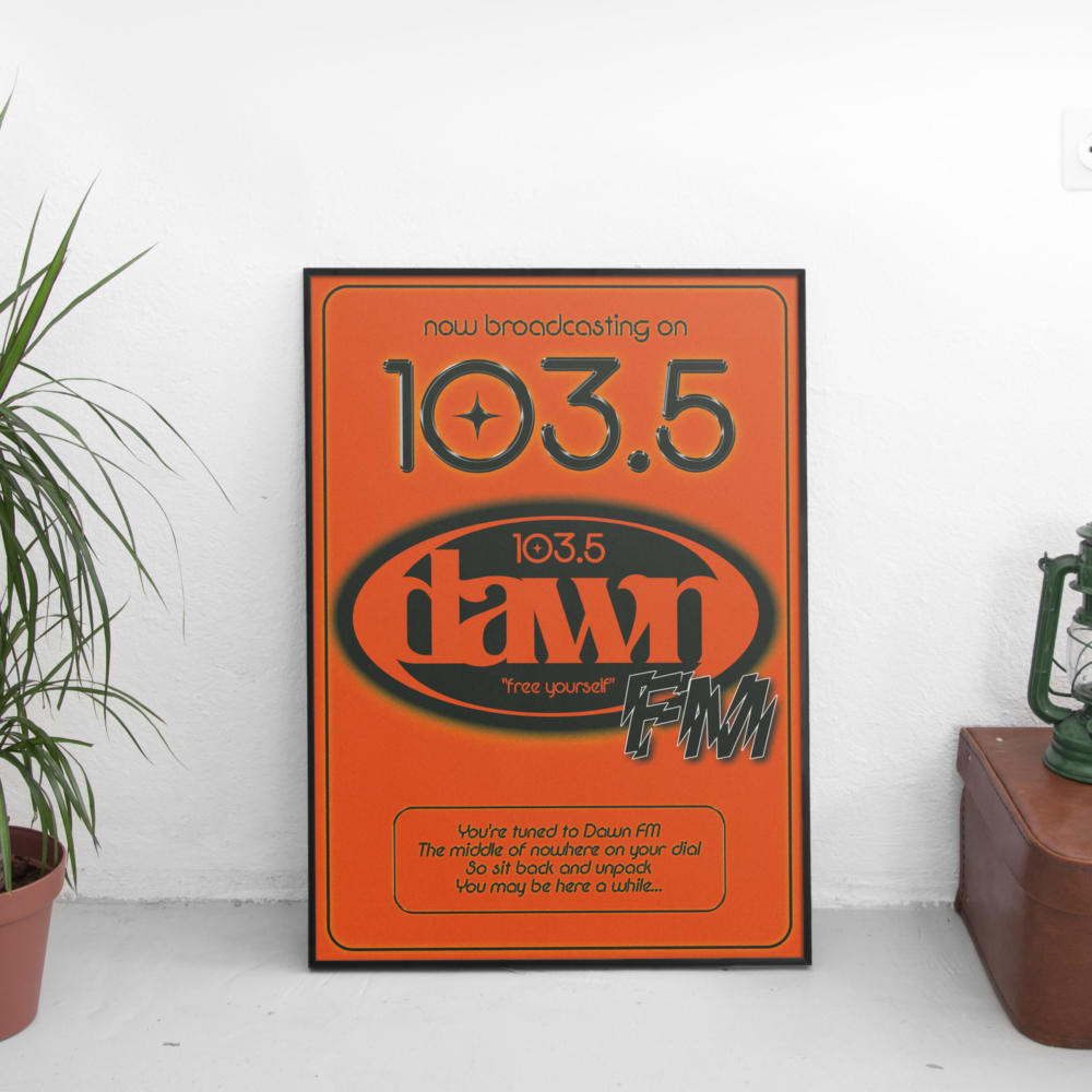 103.5 - Dawn FM (Orange) Poster