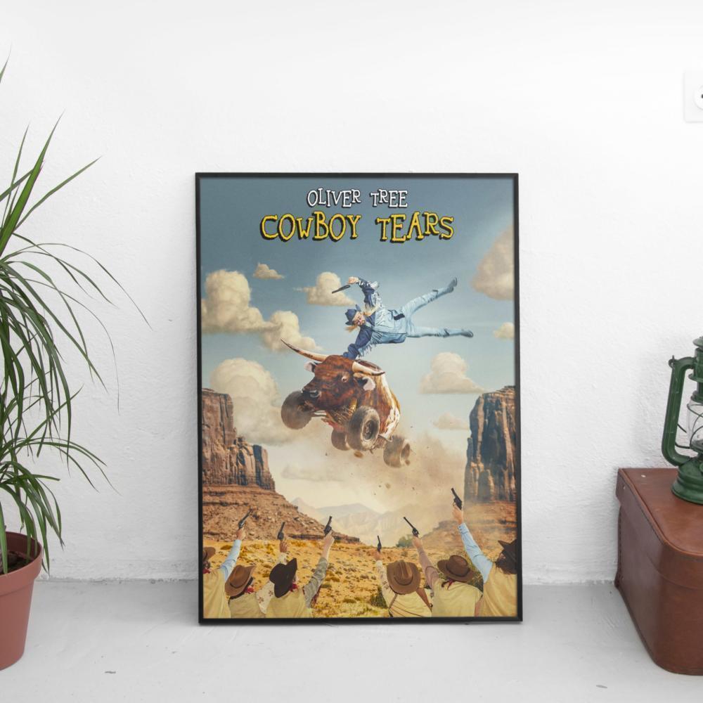 Oliver Tree - Cowboy Tears Cover Art Poster