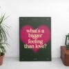 What's A Bigger Feeling Quote - Elliot (Euphoria) Poster