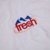 Fresh Mountain Water Unisex Embroidered White T-Shirt