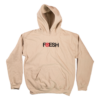 Fresh Rights Reserved Unisex Embroidered Sand Hoodie