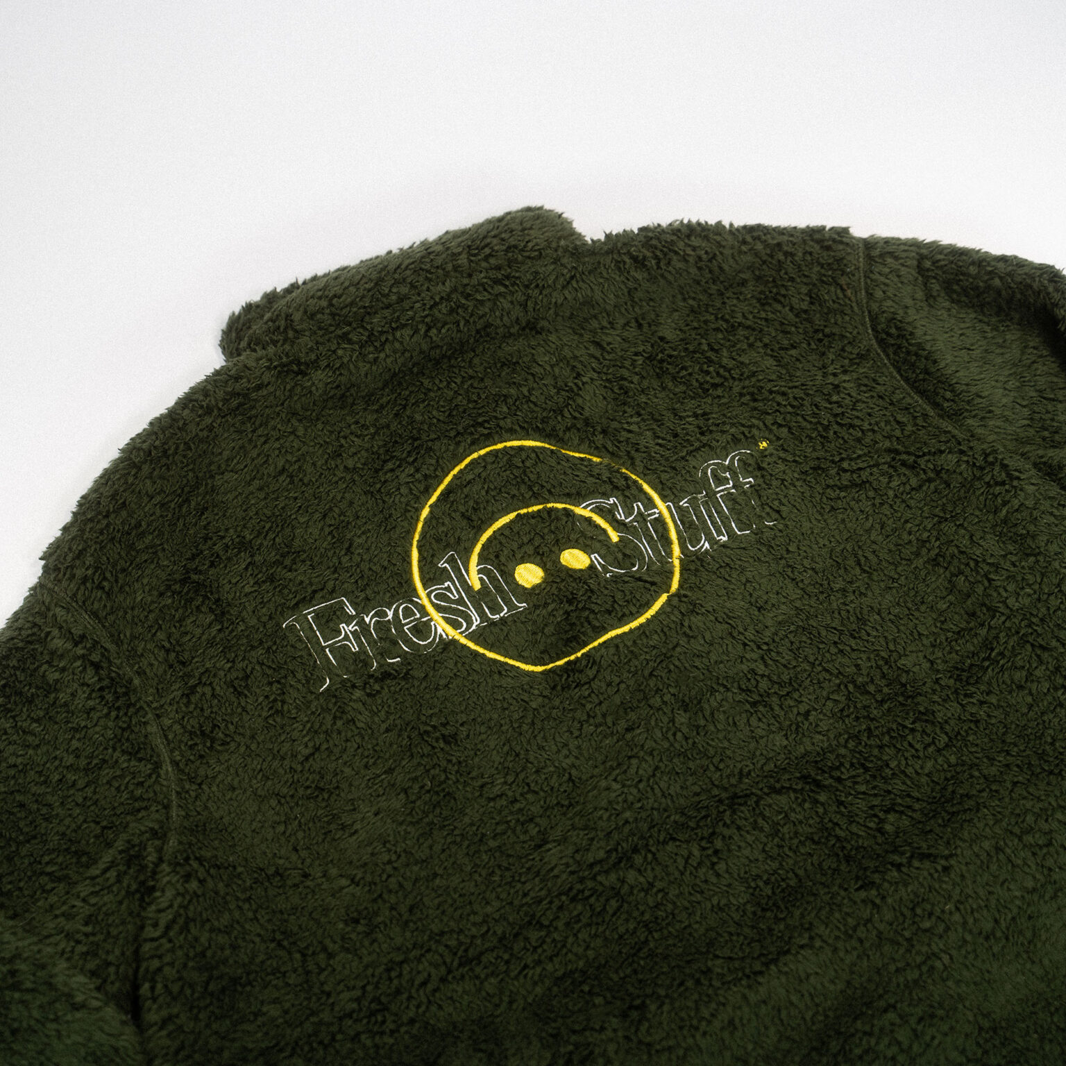 FreshStuff® Unisex Army Green Fluffy Jacket