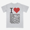 I Love Not Thinking... Heavyweight Unisex T-Shirt