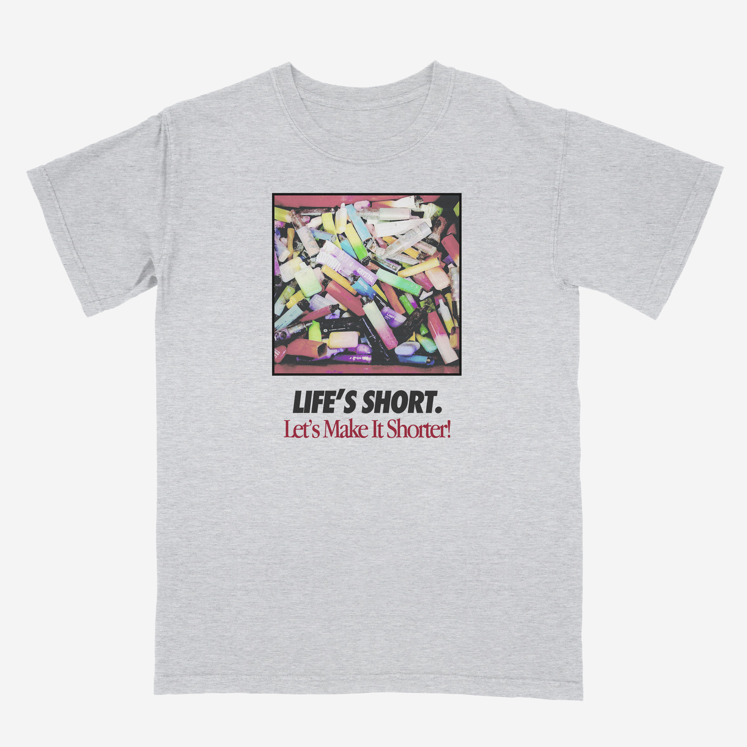 Life's Short Heavyweight Unisex T-Shirt