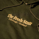 The Fresh Stuff - Scotland Embroidered Unisex Hoodie (Dark Green)