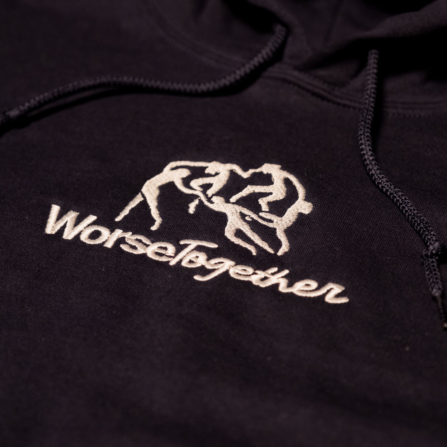 Worse Together Embroidered Unisex Hoodie